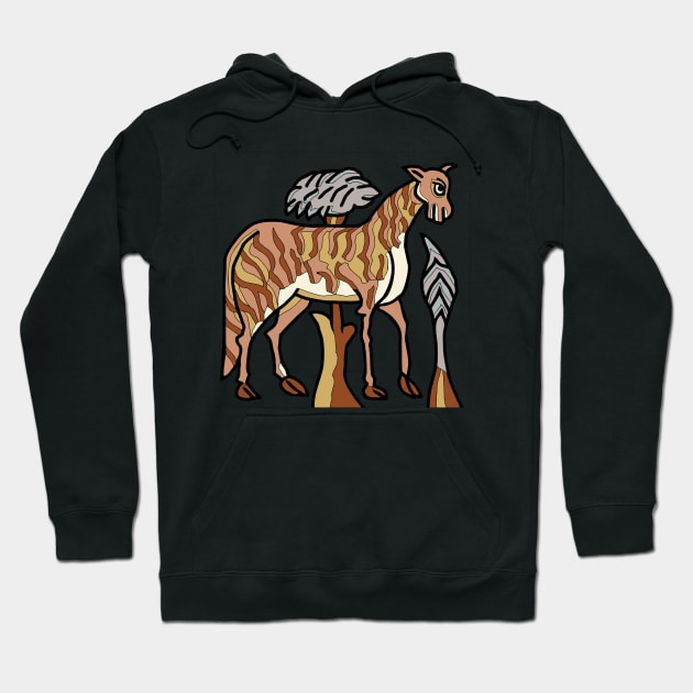 Libyan zebra Hoodie by Mosaicblues